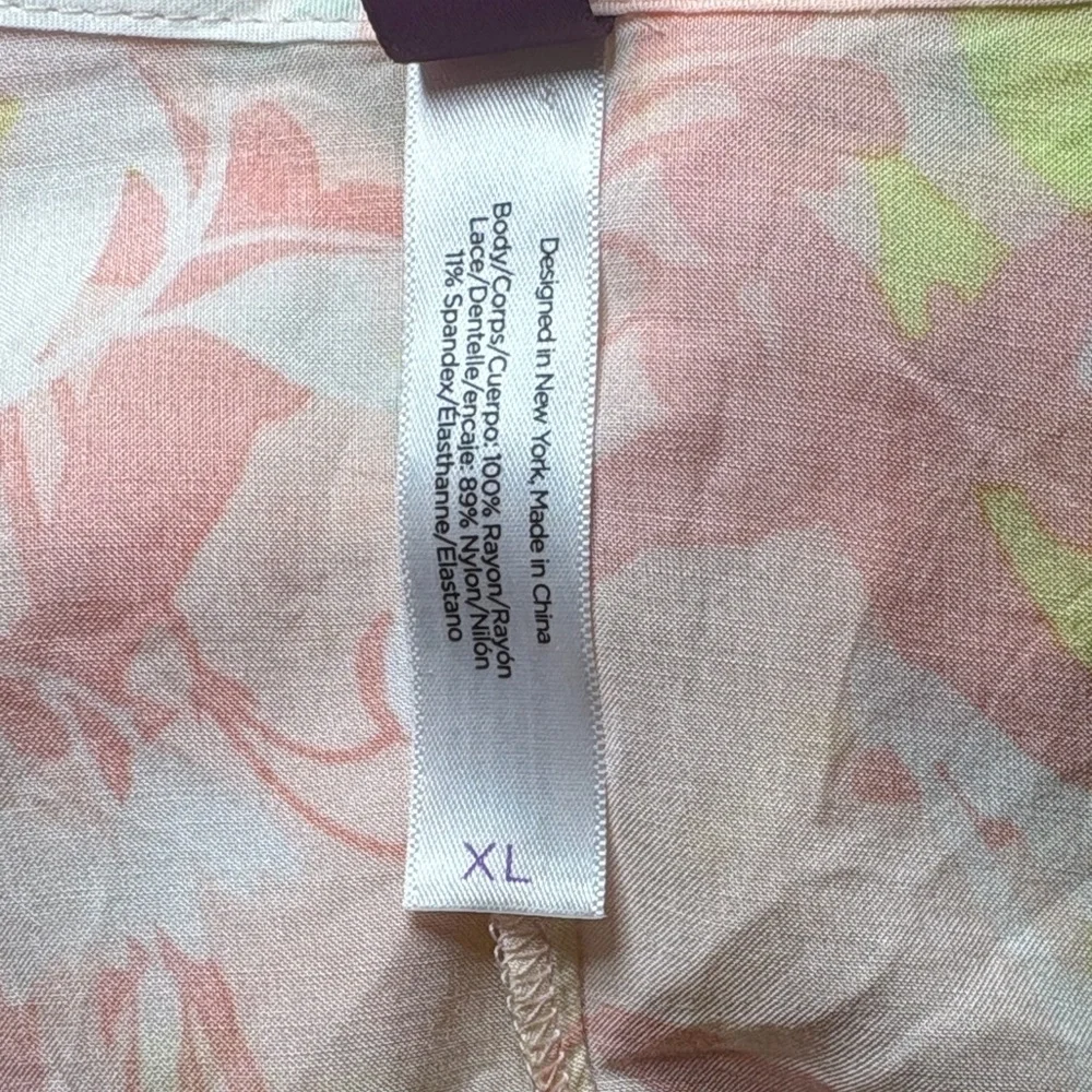 Adore Me Pastel Floral Kimono NWOT